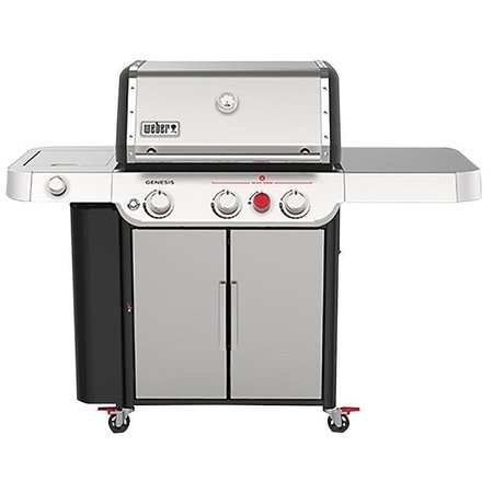 WEBER GENESIS S335 Series Gas Grill, 39,000 Btu, Liquid Propane, 3Burner, Enclosed Cabinet Storage 35400001